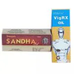 GIRIK MC Sandha Gel + Vigrx Oil Combo (15ml + 30ml) (1Pack)
