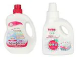 Farlin Combo Pack of Anti-Bacterial Baby Clothing Detergent (1000ml Bottle) and Eco-Friendly Baby Cloth Softener-600 ML | Natural Plants Formula