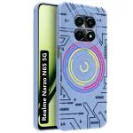 Fashionury realme Narzo N65 5G Case Back Cover Shockproof Soft Silicon Glossy TPU | 360 Degree Protection| Camera Protection | Designer Stylish Cover for realme Narzo N65 5G -MB683