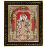pujaNpujari Tirupati Balaji/Venkateswara Swamy Photo Frame with Nice Painting for Wall Hanging and Pooja Room