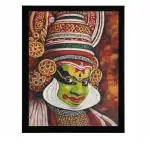 Kerala Traditional Photo Frames | Painting Framed Wall Art for Living Room ( 37cm x 27cm )