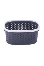 Homies Multicolor Plastic Storage Baskets with Handle, 30x20.5x13.5 cm