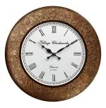 RoyalsCart Metal Analog Wall Clock for Home, Office, School, Gym, Shop and Gifting || Clock Size - 16 x 16 inches [KTWC213]