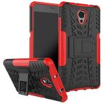 S-Hardline Lenovo P2 Rubber, Plastic Shockproof Hybrid Kickstand Back Case Cover
