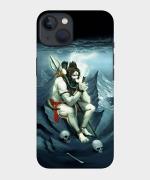 Bhaicover iPhone 13 Polycarbonate Light Weight and Slim Lord Shiva Chillum Mobile Phone Back Cover Case 5 x 3 x 7 cm