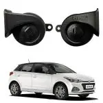 Oshotto 12V (K8001) Car Horn - Trumpet Sound 2Pc Set (Low + High) compatible with Hyundai i20 Elite/Active