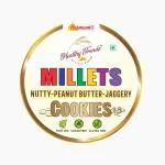 MILLETS - NUTTY - PEANUT BUTTER JAGGERY COOKIES - PACK OF 02 - 250 g x 02 Packs Cookies (500 g, Pack of 2)