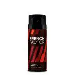 French Factor Lust Red 150 Ml | Deodorant Body Spray For Men | Long Lasting | Strong Smell | Fragrance For Everyday Use