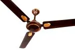 Sameer Jewel 1200 MM 3 Blade Decorative Sparkling Gold Ceiling Fan, Brown