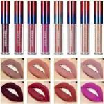 Velvetree Nude Matte Lipstick set for women/girls Matte Waterproof Lipstick for party/ office/ casual with 8 multi color combo set 16 gm in Each