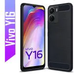 Knotyy Vivo Y16 Black Back Cover