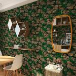 PIXER Multicolor Vinyl Stone and Flower Nature Wallpaper 200X45 cm