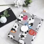 eVincE Cute Panda Gift Wrapping Paper | Pack of 10 Sheets (70 x 50 cms)