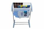 Jalaram Exports  Stainless Steel Towel Rack, Floor-Standing Multi-Functional Mobile Foldable Balcony Towel Stand