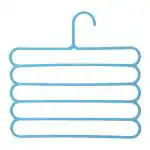 MAPPERZ 5 Layer Multipurpose Space Saving Hanger Multi-Layer Hangers for Clothes (Pack of 1)
