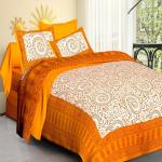 Geetanjali Cotton Double bedsheet with 2 pillow covers