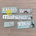 GMJ AUTOPARTS & ACCESSORIES -MAHINDRA THAR CRDE MONOGRAM KIT FULL SET (THAR CRDE EMBLEM KIT)