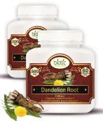 Biotic Natural Dandelion Root Capsules 500mg Extract - 120 Veg Capsules (Pack of 2)
