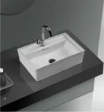 Clay Plus TT-19 Premium Grade Ceramic's White Table Top Wash Basin