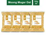 Trinetra Moong Dal 4 kg (1Kg X 4 Pack) Moong Mogar Dal