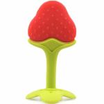 Enorme Silicone Fruit Shape Teething Soft Sensory Teether / Pacifier For Baby ( Strawberry )