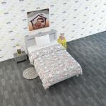 Divine Casa 120 GSM Pure Cotton Soft Baby Blanket Dohar I Swaddle Wrap for 0-4 Years Toddler - Slate and Coral KTB_GB-2034