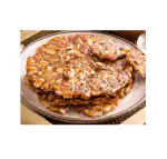 90's MILL GAJAK Round Peanuts Bar / Peanuts Round Gajak | Gol Peanut Chikki / GAZAK | Round Gajak / Gol Gajak | Gajjak Sweets / Chikkis Jaggery Groundnut Gazak-300gm(Pack of 2x 150gm)