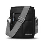 Dein Kleider Crossbody Sling Bag - Black - 2L - Waterproof