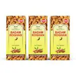 Torque Cold Pressed Sweet Almond Badam Roghan Oil For Hair And Skin, 25 ml (Pack Of 3)
