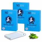 ROYAL SWAG Ayurvedic Herbal Cigarette Mint Flavoured (60 Sticks) 100% NO Nicotine & NO Tobacco - Helps To Quit Smoking (Smoking Cessation) Non Addictive | Pack Of 60