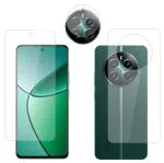 Vatsin Front & Back Screen Guard and Camera Lens Protector [9H]Combo (Not Tempered Glass) For Realme Narzo 70 5G