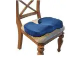 ALANFIT ORTHODESIGN Memory Foam Coccydynia Cushion Coccyx Orthopedic Seat Cushion Coccyx Cushion for Relief from Lower Back, Sciatica, Tailbone, Lumbar Pain , Piles Hemorrhoids - AF-COCX-42