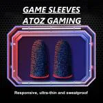 Mitzvah PUBG Anti-Slip Finger Thumb Sleeve For Free Fire & all Gaming Pack of 3 (6 Sleeves)