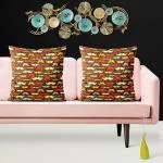 ArtzFolio Vintage Mustache D1 | Cushion Cover Throw Pillow Cover Case for Sofa & Living Room | Cotton Canvas Fabric | 20 x 20 inch (51 x 51 cms); Single Piece