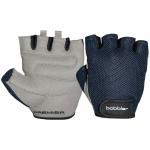 Babbler Premier Gym Gloves , Fitness Gloves with Wrist Support (Large, N.Blue)
