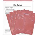 Shiseido Fino Biodance Bio Collagen Pack of 4 Real Deep Cleansing Mask 34g Made in Korea, Removes Dead Skin and Tanning