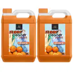 Bliss&Blush Floor Cleaner 5 Liter Orange & Floor Cleaner 5 Liter Orange pack of 2| Disinfectant Surface/Floor Cleaner - 10L