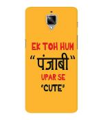 Bhaicover OnePlus 3 Punjabi Quotes Printed Colorful Back Case Cover