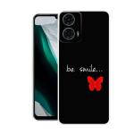 Draxon MOTOROLA g24 Power, PB1C0000IN Smile Printed Back Cover (10 x 3 x 20 cm)