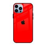 Qrioh Blood Red Glass Case for Apple iPhone 13 Pro Max
