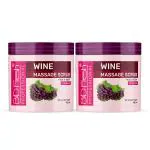 Biofresh Wine Face & Body Massage Scrub for Moisturizing Smooth Scrub for Smooth Skin (Pack of 2)