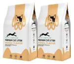 Pets Empire Sandal Flavor Cat Litter, 10 KG (5KG* Pack of 2) | Highly Absorbent Bentonite Sand Litter