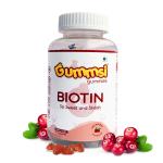 Gummsi Gummies Biotin Beauty Essentials Hair Gummies, 30 Day Pack, with Biotin, Vitamin A, C, E, Zinc, Keeps Hair Healthy & Strong, Skin Glow & Strong Nails, Cranberry Flavor Vegan 30 Biotin Gummy