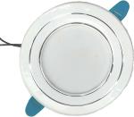 UBX 6 W Round Plug & Play LED Bulb (White, Pack of 8)