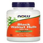 NOW Foods, Black Walnut Hulls, 500 mg, 100 Veg Capsules