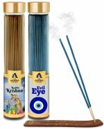 The Aroma Factory Radha Krishna Evil Eye Nazar Kavach Agarbatti (Bottle Pack of 2 x 100g)