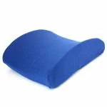 4V1 Orthopedic backrest Lumbar Support Pillow for Chair Car Backrest Cushion for Back Pain - UNISEX - BKRS-BLU-13