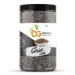 Organic Grocery Black Sesame Seeds / Til Seeds For Eating, 500 Gram