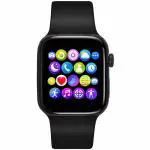 DICTO INDIA Black Smart Watch With Bluetooth Call , Heart Rate Monitor ,Fitness and Step Tracker for Men , Women , Boys , Girls- Compatible With Android & iOS (DICTO INDIA- DISW -T 500)