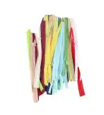 HIRDAY 8 inch Invisible (Concelled) Zipper with Knit Tape Used in Pants, Children Frocks, Plazos, Dresses - Set of Multicolored 30 Zips
